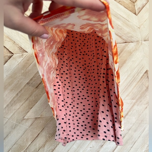 Anthropologie Porridge Women’s Orange Slice High Neck Tank Top Tunic Rare Viral - Picture 5 of 8